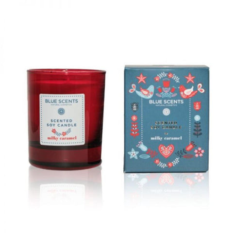 Blue Scents Scented Soy Candle Milky Caramel