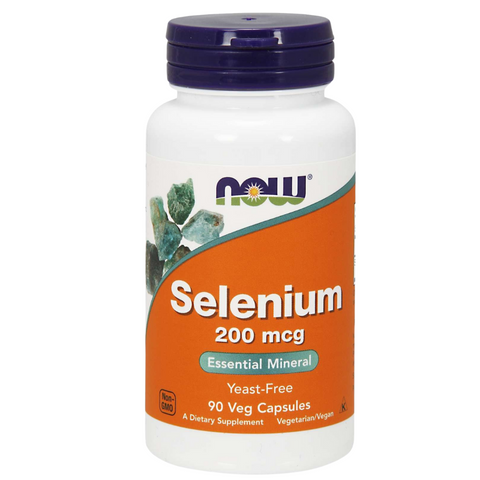 Now Vitamins Selenium 200mcg