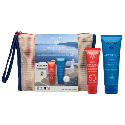 Apivita Bee Sun Safe Anti-Spot & Anti-Age Tinted SPF50 Sun Protection-Limited Edition
