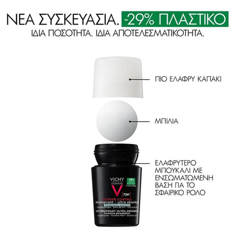 Vichy Homme Deodorant Invisible Resist 72H