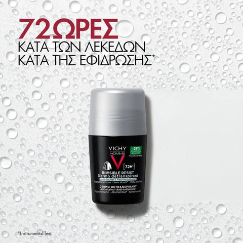 Vichy Homme Deodorant Invisible Resist 72H