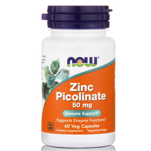 Now Vitamins Zinc Picolinate 50mg