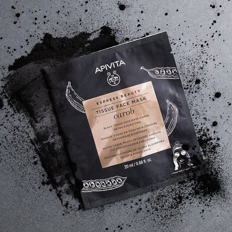 Apivita Tissue Face Mask Carob