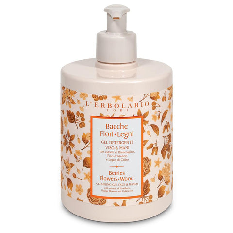 L'Erbolario Berries Flowers Wood Cleansing Gel Face & Hands