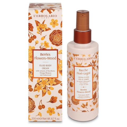 L'Erbolario Berries Flowers Wood Fluid Body Cream