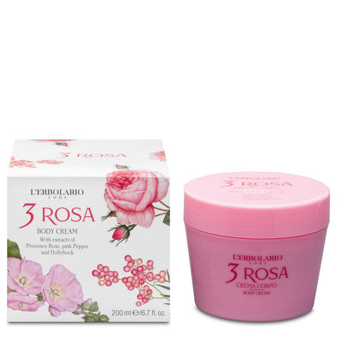 L'Erbolario 3 Rosa Body Cream