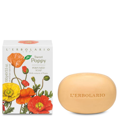 L'Erbolario Sweet Poppy Perfumed Soap