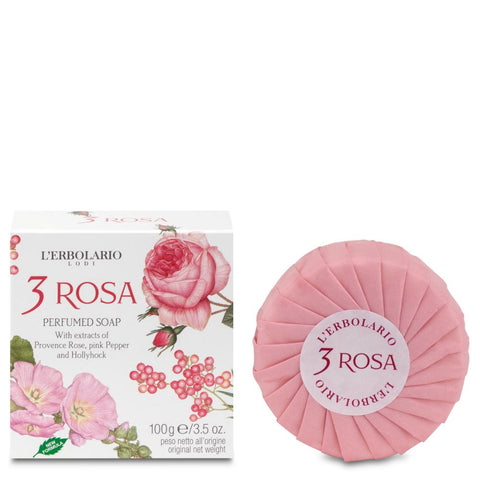 L'Erbolario 3 Rosa Perfumed Soap