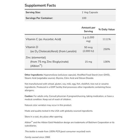 NOW Vitamin C-1000 with Rose Hips & Bioflavonoids