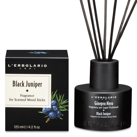L'Erbolario Black Juniper Scented Wood Sticks