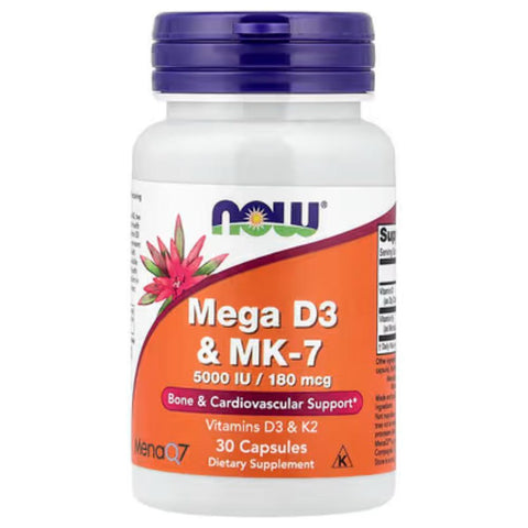 Now Mega D3 5000IU & MK-7 180mcg