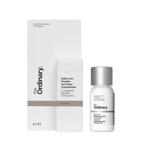 The Ordinary Sulfur 10% Powder-to-Cream Concentrate Θεραπεία κατά των ατελειών