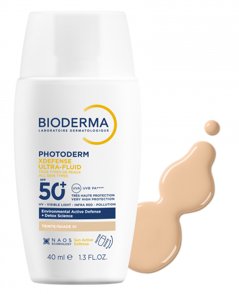 Bioderma Photoderm XDefense Ultra Fluid SPF50+ Shade 01, 40ml