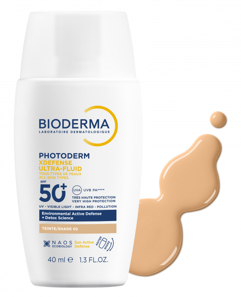 Bioderma Photoderm XDefense Ultra Fluid SPF50+ Shade 02, 40ml