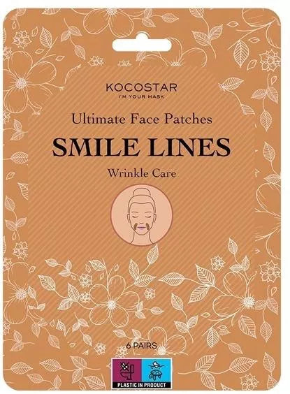 Kocostar Ultimate Face Patces Smile Lines Wrinkle Care, 6 ζεύγη