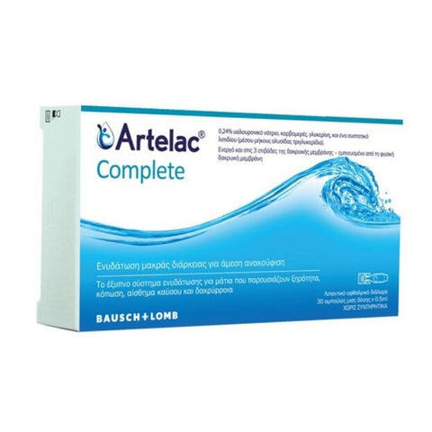 Bausch + Lomb Artelac Complete Eye Drops-Λιπαντικό Οφθαλμικό Διάλυμα