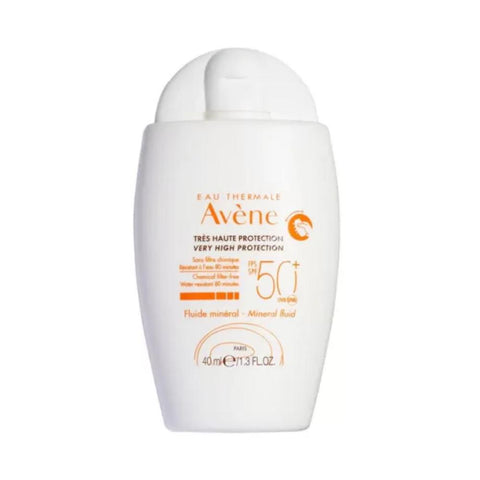 Avene Mineral Fluid SPF50+Αντηλιακή φροντίδα για Δυσανεκτικό δέρμα