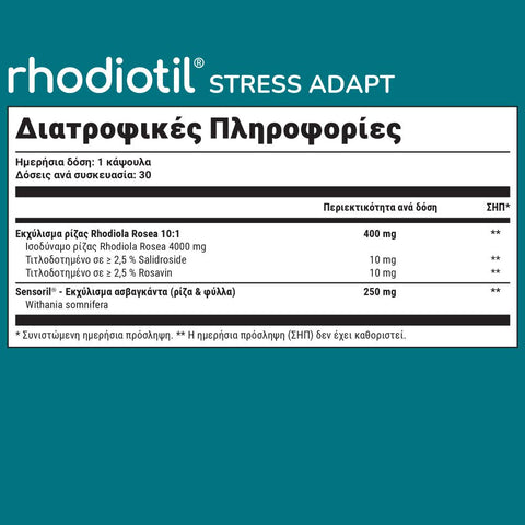 OloneaCare Rhodiotil Stress Adapt