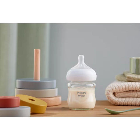 Philips Avent Baby Bottle Natural Response Pure Glass 0-3m