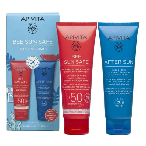 Apivita Promo Bee Sun Safe Hydra Fresh Face & Body Milk SPF50 & Cool & Sooth Face & Body Gel Cream