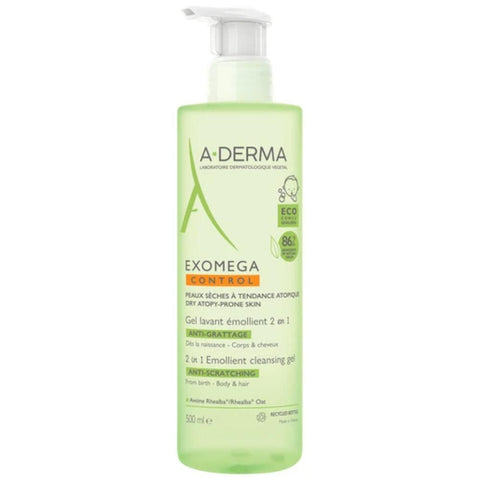 A-Derma Μαλακτικό Ζελ Καθαρισμού 2in1 κατά του αισθήματος κνησμού