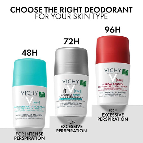 Vichy Deodorant 48h Intensive Anti-perspirant Roll-On