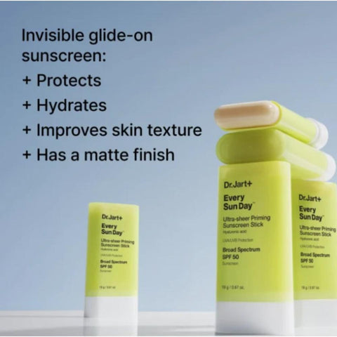 Dr.Jart+ Every Sun Day Ultra-Sheer Priming Sunscreen Stick SPF50