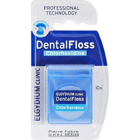Elgydium Clinic Dental Floss Chlorhexidine- Οδοντικό Νήμα με Χλωρεξιδίνη
