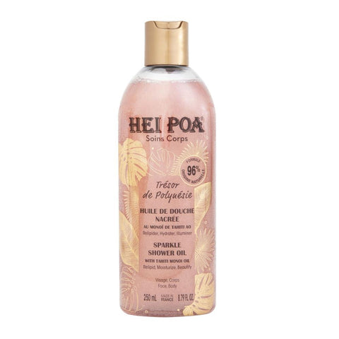 Hei Poa Sparkle Shower Oil with Tahiti Monoi Oil