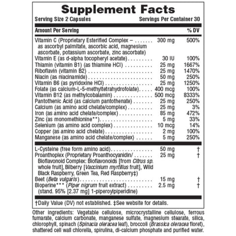 NaturesPlus Hema-Plex Capsules