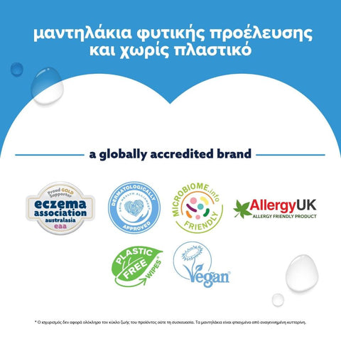 WaterWipes Sensitive+ 60 Μαντηλάκια