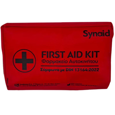 Synaid Φαρμακείο Αυτοκινήτου-Kit Πρώτων Βοηθειών DIN 13164/2022