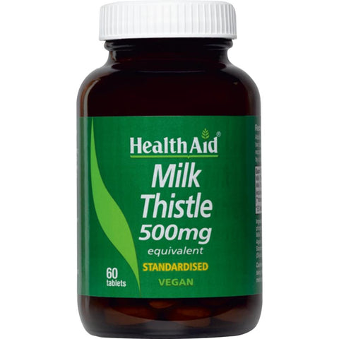 Health Aid Milk Thistle 500mg Tablets