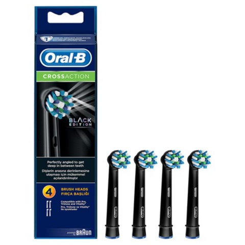 Oral-B Cross Action Black Edition Ανταλλακτικές Κεφαλές