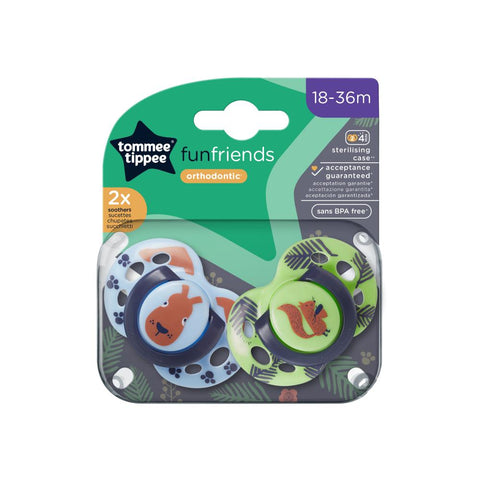 Tommee Tippee Πιπίλα Σιλικόνης Fun 18-36m