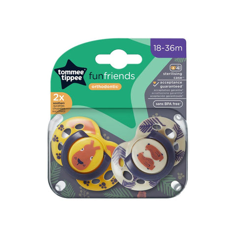Tommee Tippee Πιπίλα Σιλικόνης Fun 18-36m
