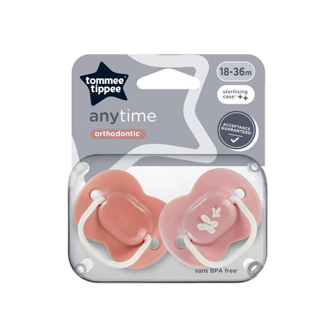 Tommee Tippee Orthodontic Anytime Soothers 18-36m