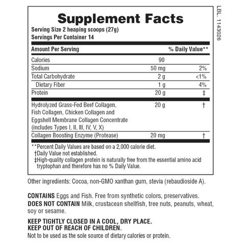 NaturesPlus Collagen Peptides Chocolate Flavor