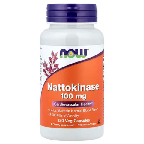 Now Nattokinase 100mg για τη Φυσιολογική Λειτουργία του Καρδιαγγειακού Συστήματος