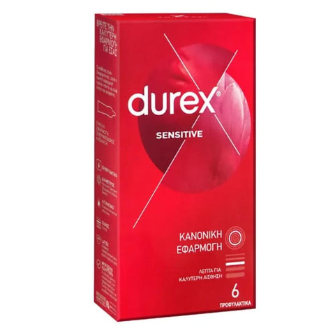 Durex Sensitive Condoms με Κανονική Εφαρμογή