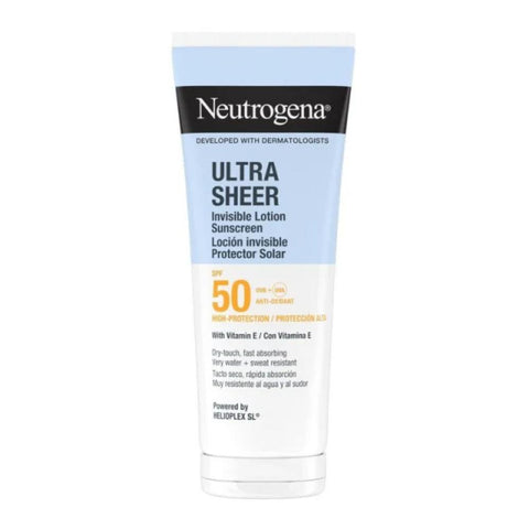 Neutrogena Ultra Sheer Invisible Lotion Sunscreen SPF50