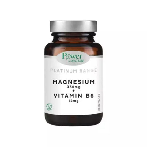 Power Health Platinum Range Magnesium 350mg + Vitamin B6 12mg