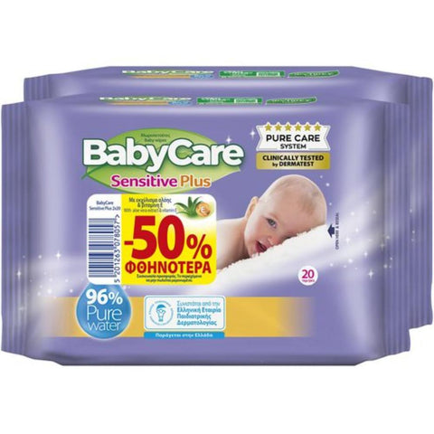 BabyCare Sensitive Plus Baby Wipes-Promo