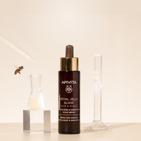 Apivita Royal Jelly Elixir-Ορός Αναζωογόνησης & Πυκνότητας Τριχωτού NEW