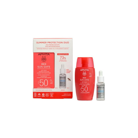Apivita Bee Sun Safe Dry Touch SPF50 Summer Protection Duo-Limited Edition