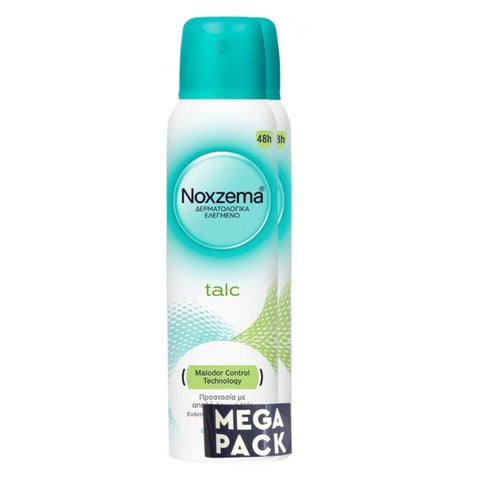 Noxzema Talc Spray Deodorant 1+1