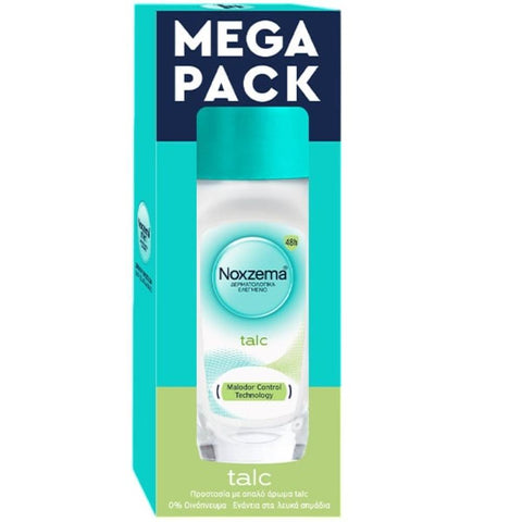 Noxzema Talc Deodorant Roll-On 1+1