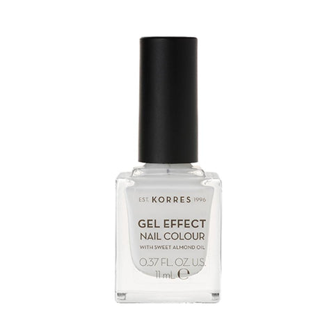 Korres Gel Effect Nail Polish Blanc White 01