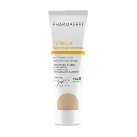 Pharmasept Heliodor Face Tinted Sun Cream SPF50 (με χρώμα)