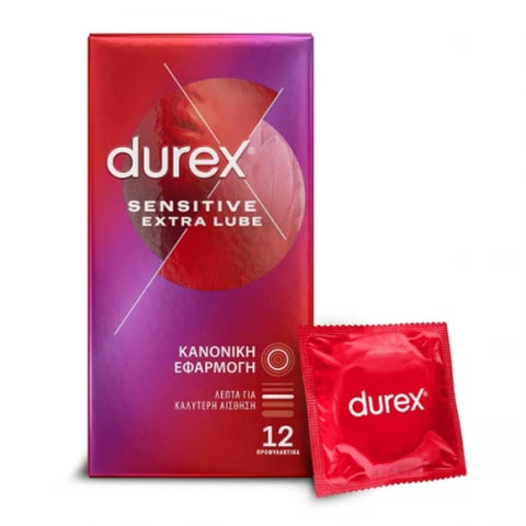 Durex Sensitive Extra Lube Condoms